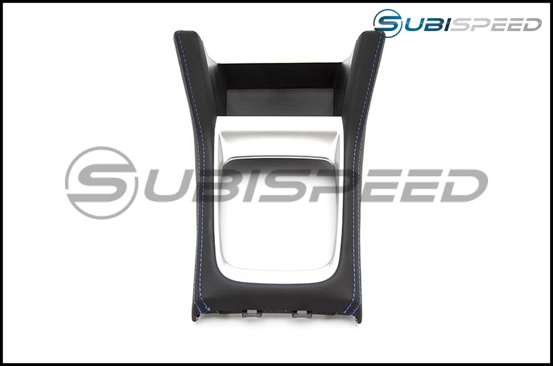 Subaru OEM JDM Shifter Console with Blue Stitching