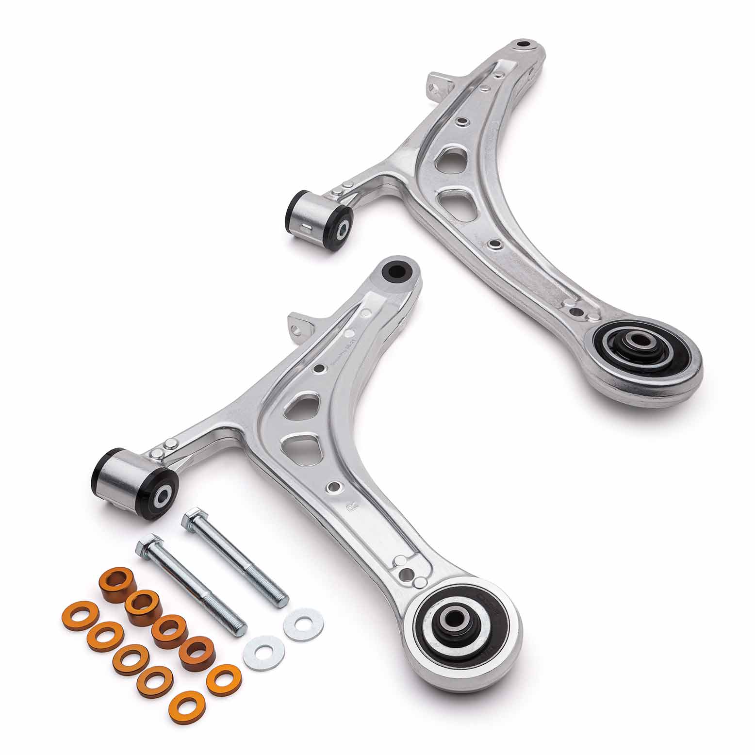 COBB Subaru Alloy Front Lower Control Arms Complete w/Offset Caster