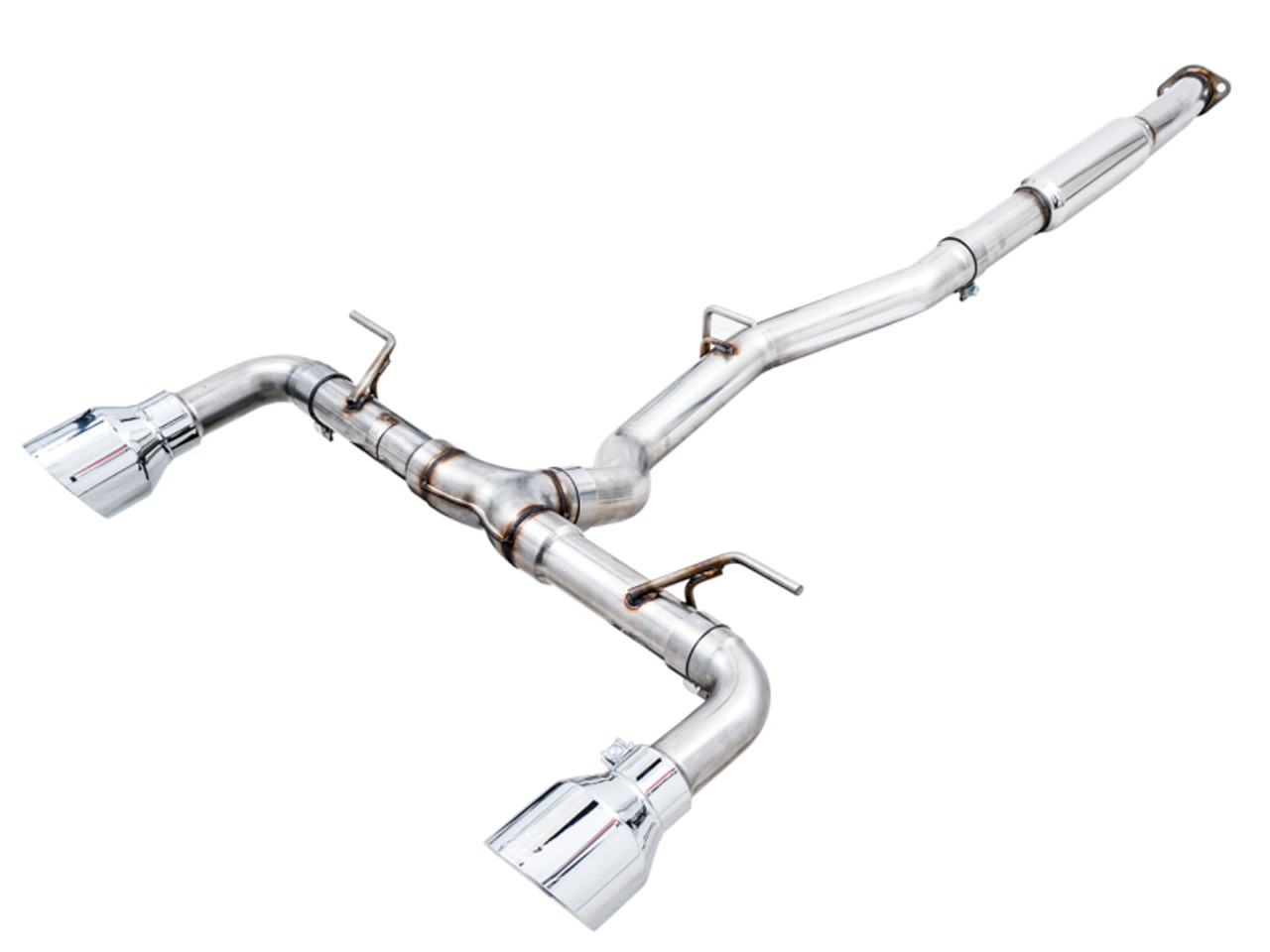 AWE Track Edition Cat-Back Exhaust (Chrome Silver Tip)