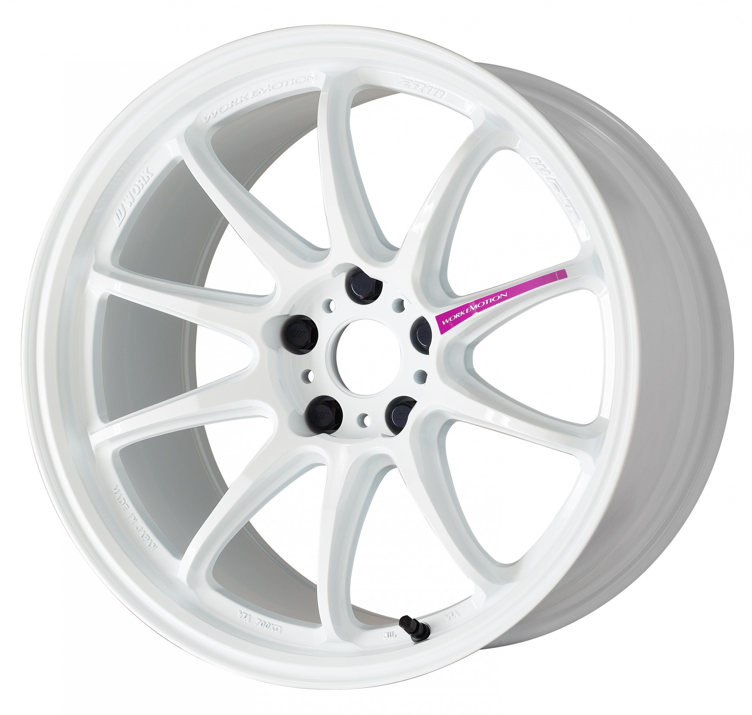 Work Wheels Emotion Zr10 18x8 5 38 Azure White Azw 2015 Wrx Sti Subispeed