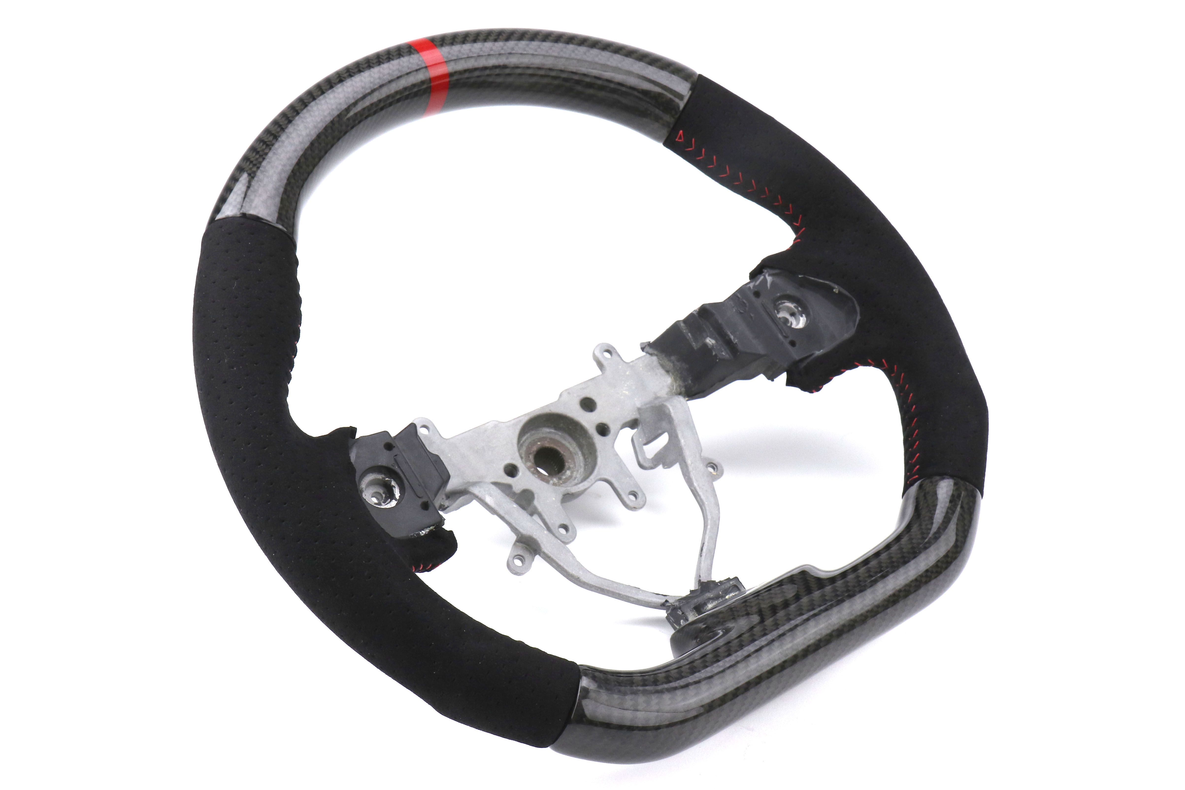 FactionFab Steering Wheel Carbon and Suede