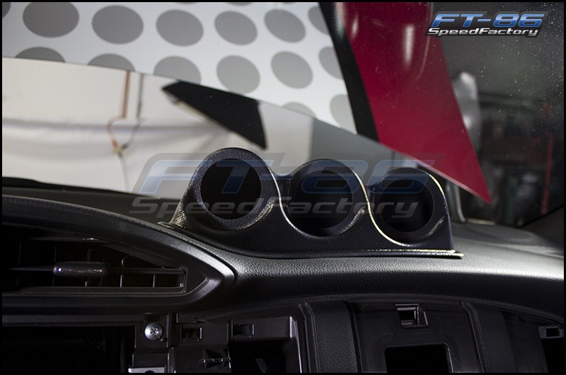 Rexpeed 52mm Triple Gauge Pod (Dash Mount)