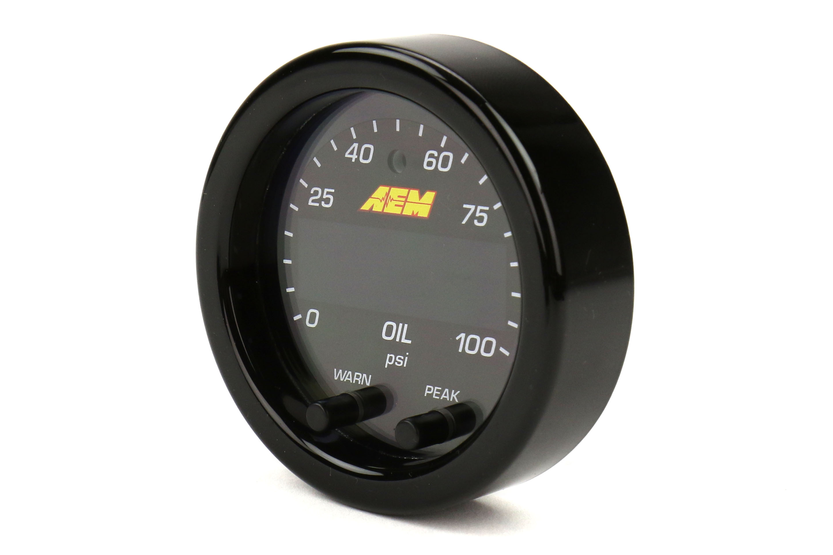 AEM X Series Universal Oil Pressure Gauge 0-100psi 52mm