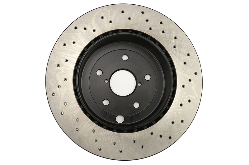 Stoptech Drilled Brake Rotor Single Rear 20182020 Subaru STISubispeed