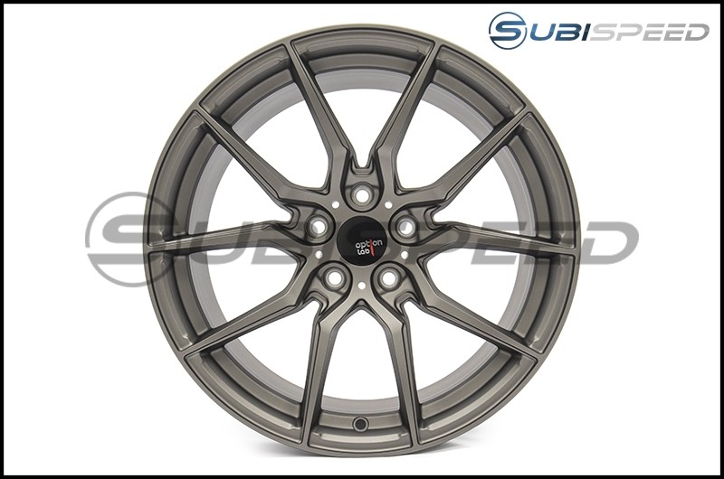 Option Lab R716 Wheels 18x9.5 +35 Nobel Gray - 2013+ FR-S / BRZ / 86 / 2014+ Forester