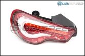 OLM VL Style / Helix Sequential Clear Lens Tail Lights (Clear Lens, Red Base) - 2013+ FR-S / BRZ