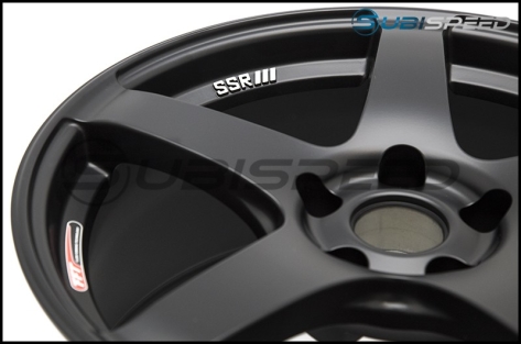 SSR GTV01 Flat Black 18x8.5 +40mm - 2015-2020 Subaru WRX & STI