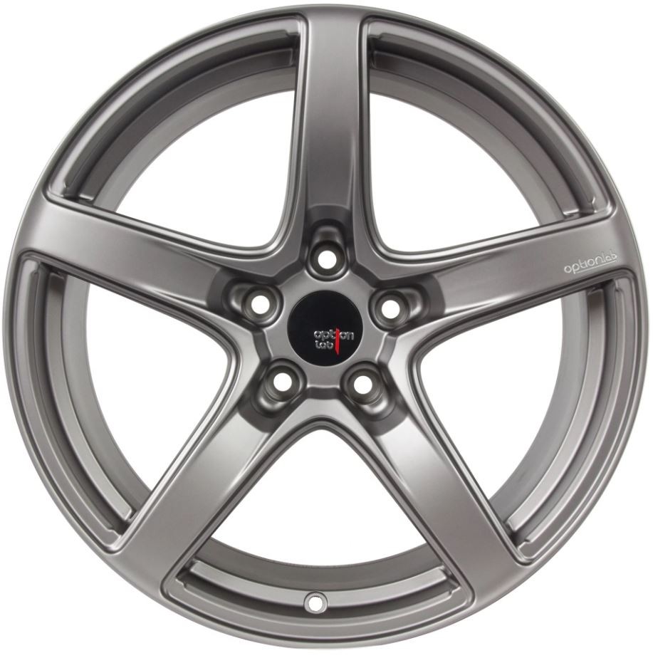 Option Lab R555 18x9.5 +38 Noble Grey - 2015+ WRX / 2015+ STI