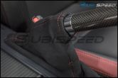JDM Station Alcantara Style eBrake Boot with Red Stitching - 2015-2020 Subaru WRX & STI