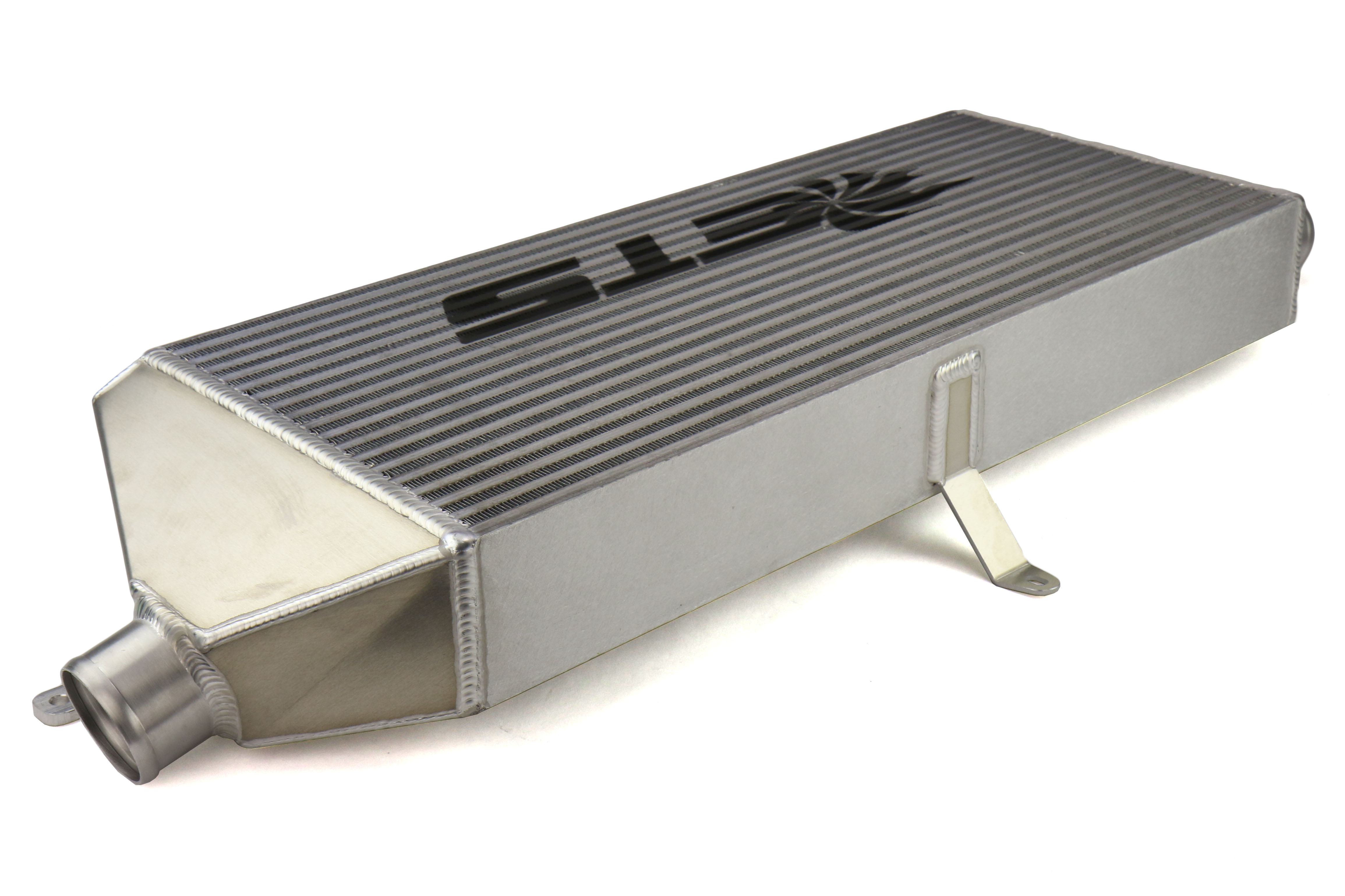 ETS Front Mount Intercooler Silver Core Black Stencil 20082014