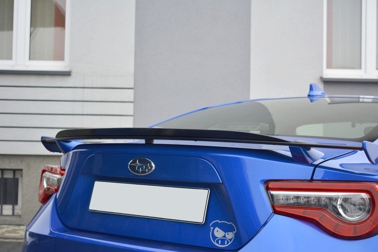 Maxton Design Gloss Black Gurney Flap V1 for OEM BRZ Spoiler