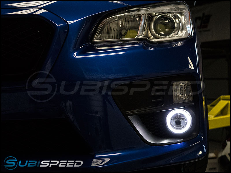 OLM LED / Halo DRL Fog Light Housings 2015+ WRX / 2015+ STI / 2013+ BRZ / 2014+ Forester