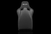 Braum Venom-R Series Fixed Back Bucket Seat - Black Cloth / Carbon Fiber Each - Universal