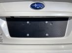 Sticker Fab V2 Narrow License Plate Panel Overlay (Carbon / Gloss Black / Matte Black) - 2015-2021 Subaru WRX & STI