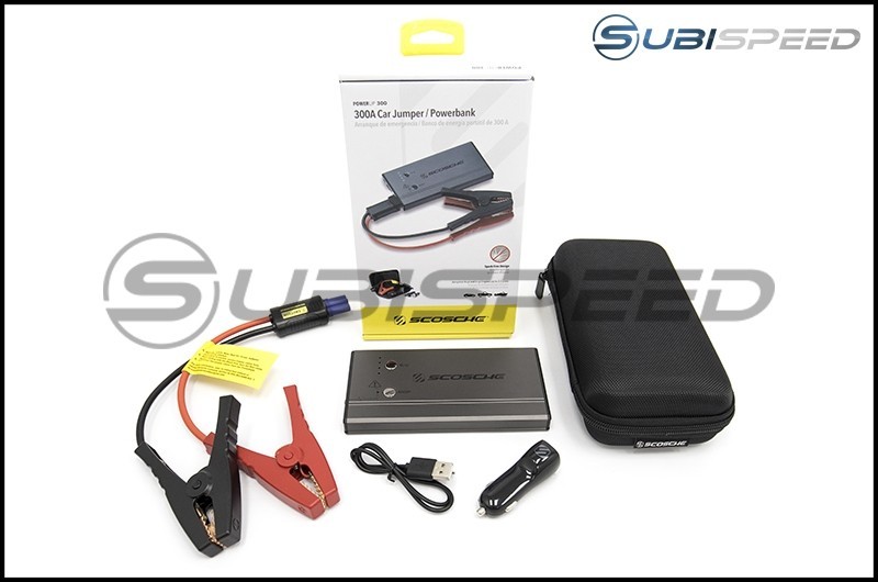 Scosche PowerUp 300 Portable Car Jump Starter / Flashlight / USB Power Bank