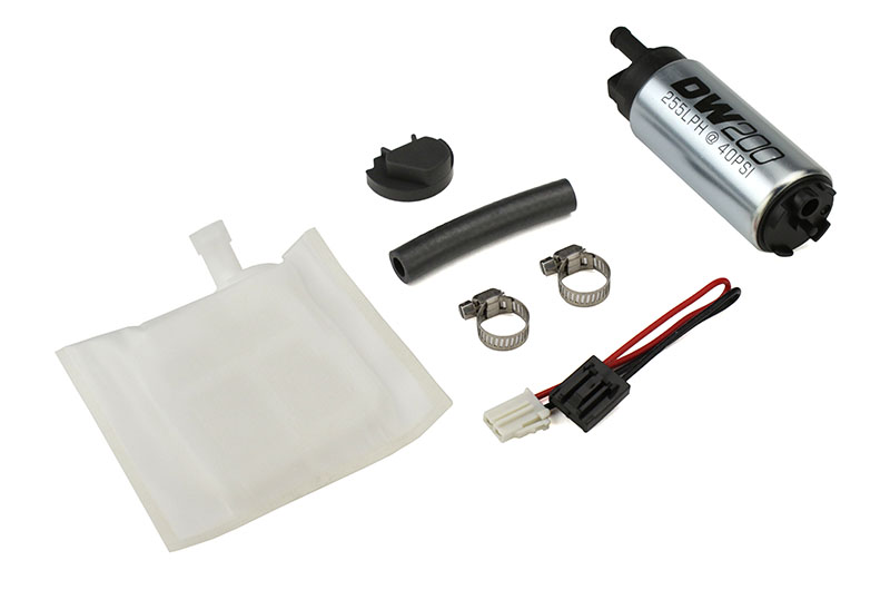 DeatschWerks DW200 Series Fuel Pump w/ Install Kit Subaru Models Inc