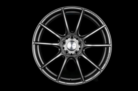 WedsSport SA-25R 19x8.5 +45 Platinum Silver Black - 2015-2021 Subaru WRX & STI