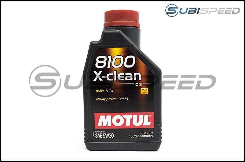 MOTUL 8100 X-Clean 5W30 Full Synthetic Motor Oil (1.05 Quarts)