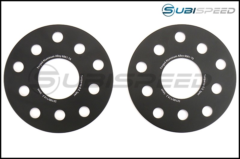 FactionFab Subaru 5x100 / 114.3 5mm 6061-T6 Forged 5mm Spacer Set