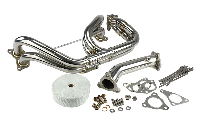 Tomioka Racing Single Scroll Equal Length Exhaust Manifold with 3 Bolt Up-pipe