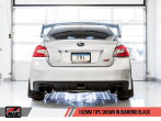 AWE Track Edition Exhaust (Black or Chrome Tips, 102mm) - 2015+ WRX / 2015+ STI