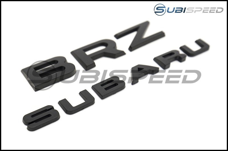 Subaru BRZ Black Trunk Emblems
