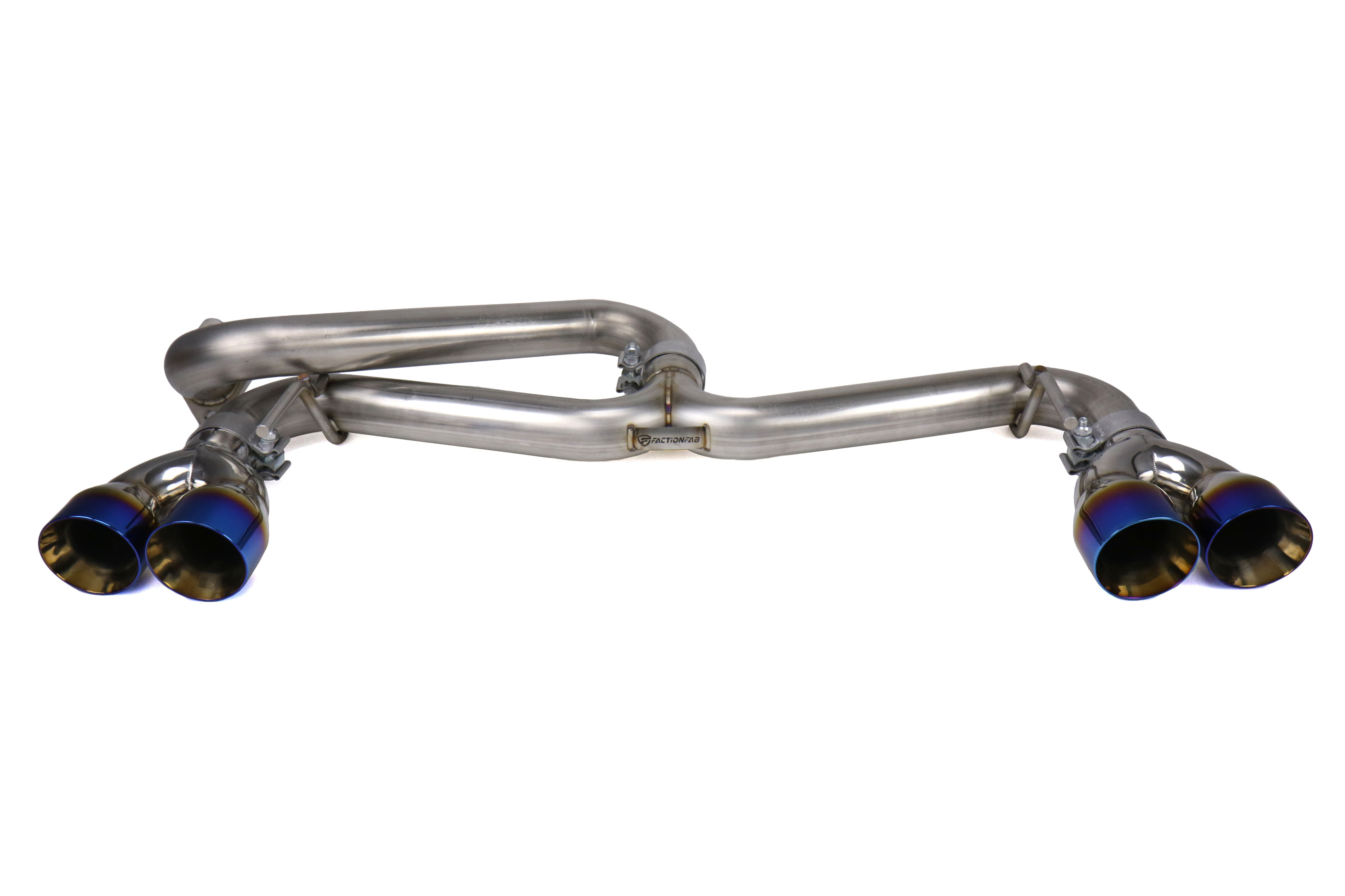 Faction Fab Axle Back Exhaust With Burnt Tips
