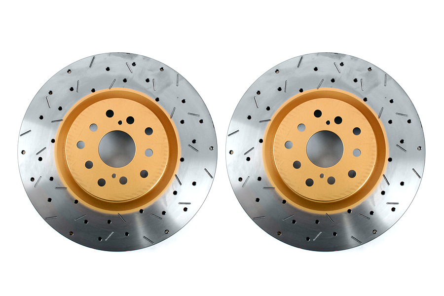DBA 4000 Series Drilled/Slotted Rotor Pair Front