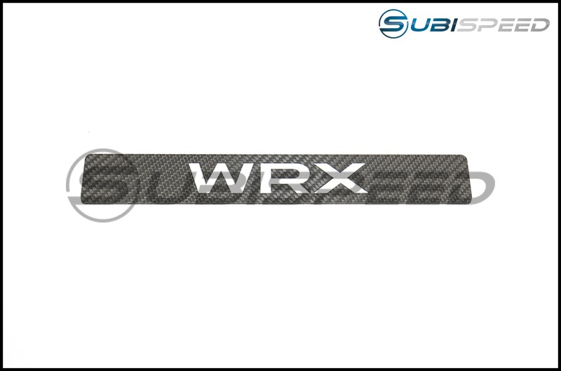 RSP White WRX Logo License Plate Delete