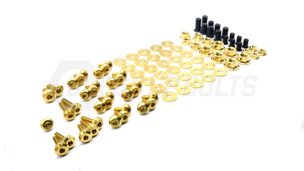 Dress Up Bolts Stage 2 Titanium Hardware Engine Bay Kit (93 Pieces)