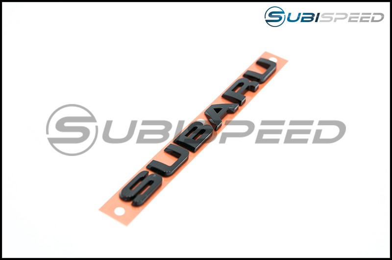 Subaru Hyperblue Series Black Subaru Trunk Emblem
