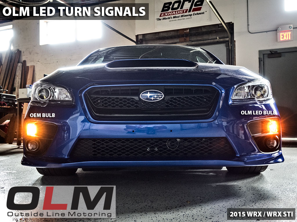 OLM LED Front Turn Signal Bulbs - 15+ WRX / 15+ STI / 13-16 ...