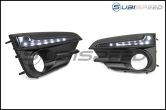 Subaru JDM LED DRL Fog Light Bezels - 2017+ Impreza