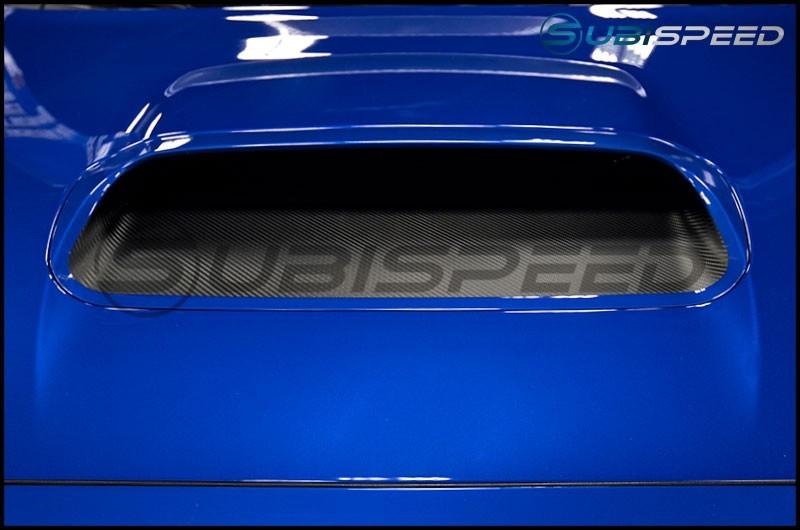 Brushed Aluminum For 2015-2020 Subaru WRX STi Hood Scoop Vinyl Insert Decal