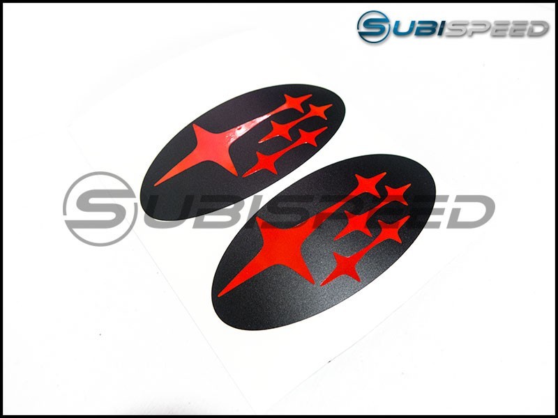 15-20 Subaru WRX & STI Sticker Fab Front & Rear Emblem ...