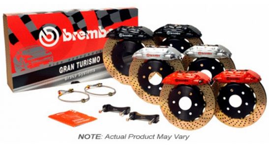 Brembo GT 4 Piston Front BBK Slotted or Drilled