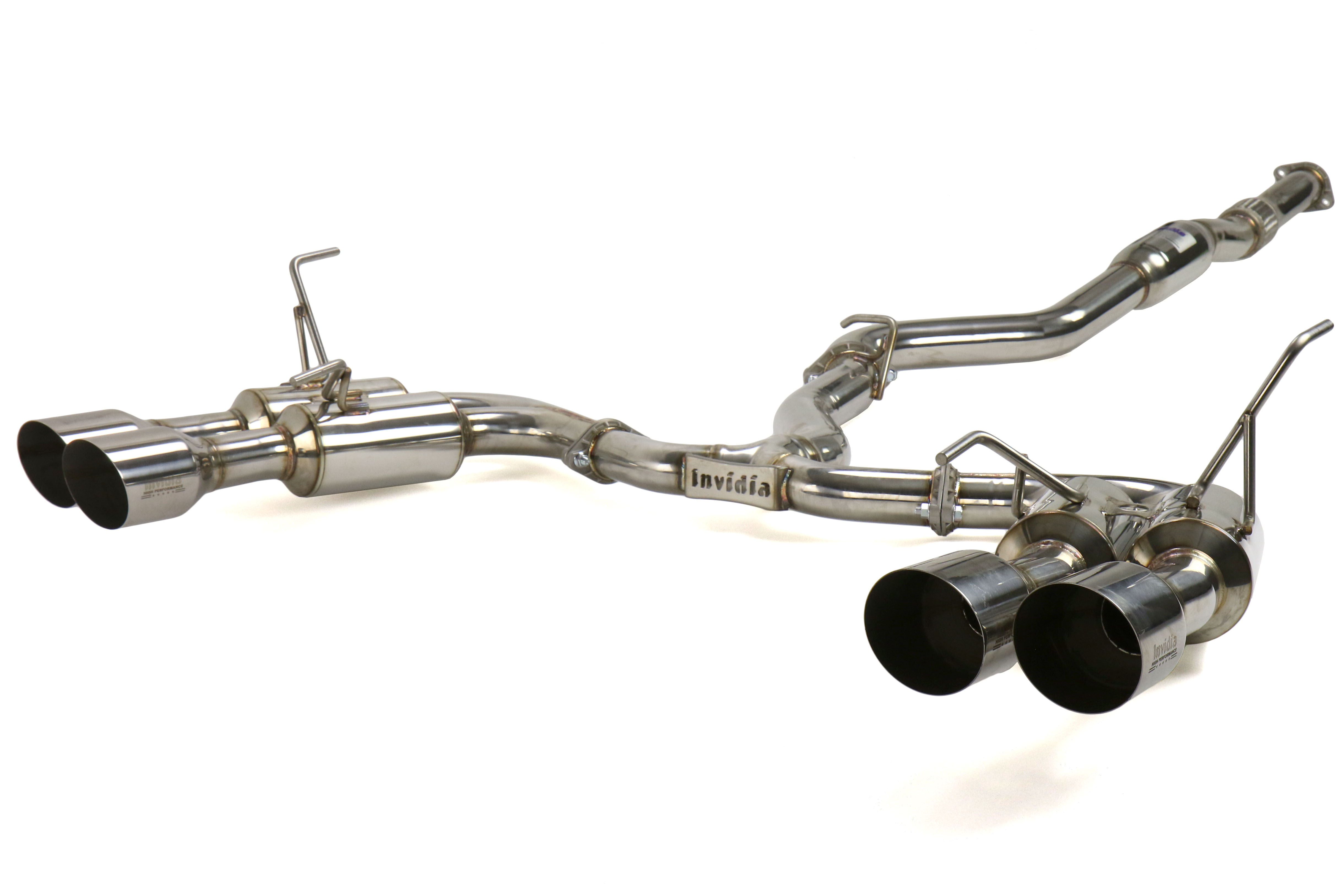 Invidia Gemini R400 Stainless Steel Quad tip Cat-back Exhaust