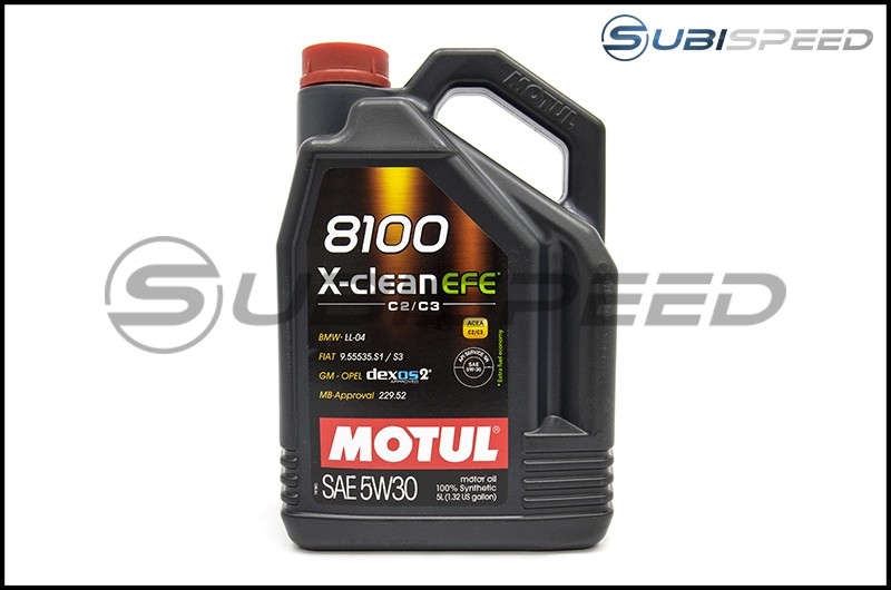 Motul 5L JUG Synthetic Engine Oil 8100 5W30 X-CLEAN EFE
