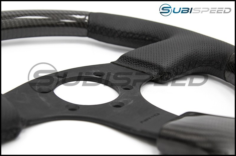 NRG 315mm Carbon Fiber Steering Wheel With Black Stitching