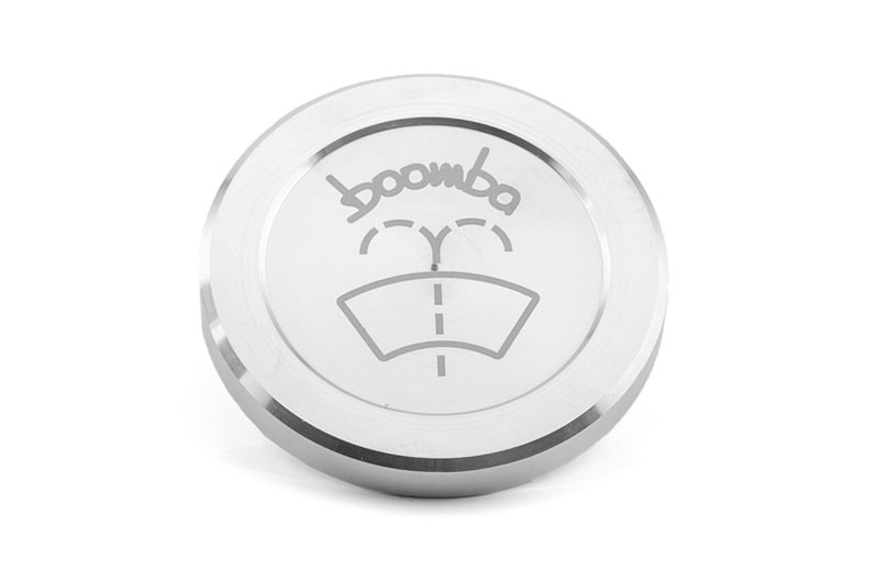 Boomba Racing Windshield Washer Cap Natural Subaru WRX 2015+
