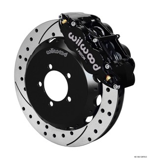 Wilwood 6R Drilled Front (Black)