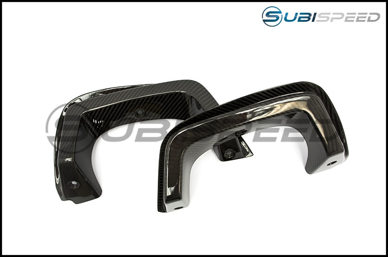 APR Carbon Fiber Rear Bumper Exhaust Finishers