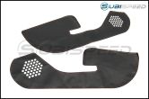 OLM Carbon Look Kick Guard Protection Set with Red Stitching (Non HK Equipped) - 2015+ WRX / 2015+ STI
