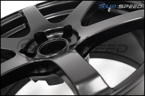 Enkei T6S Matte Black Wheels 18x8.5 +35mm - 2015+ WRX / 2015+ STI