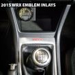 WRX Shifter Trim Plate Emblem Inlay - 2015+ WRX / 2015+ STI