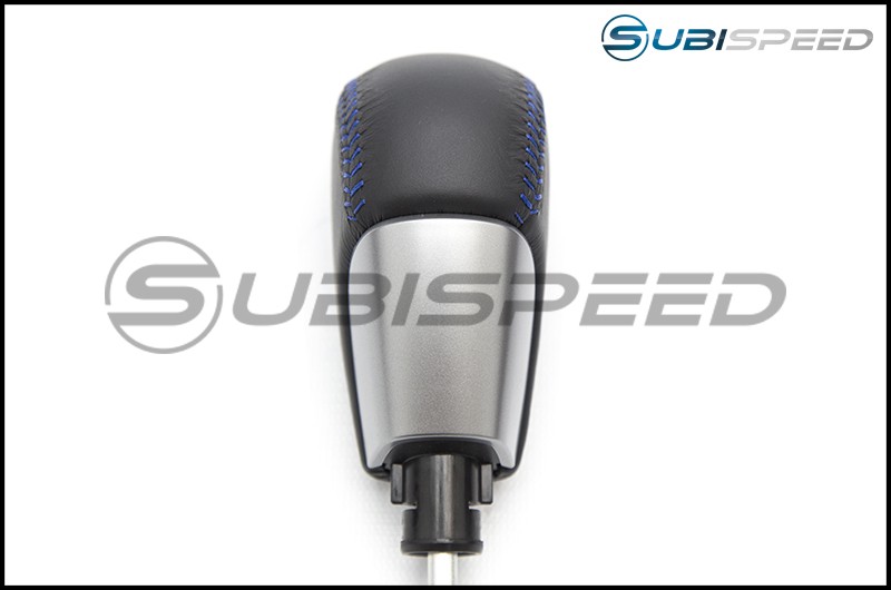 Subaru JDM CVT Shift Knob with Blue Stitching