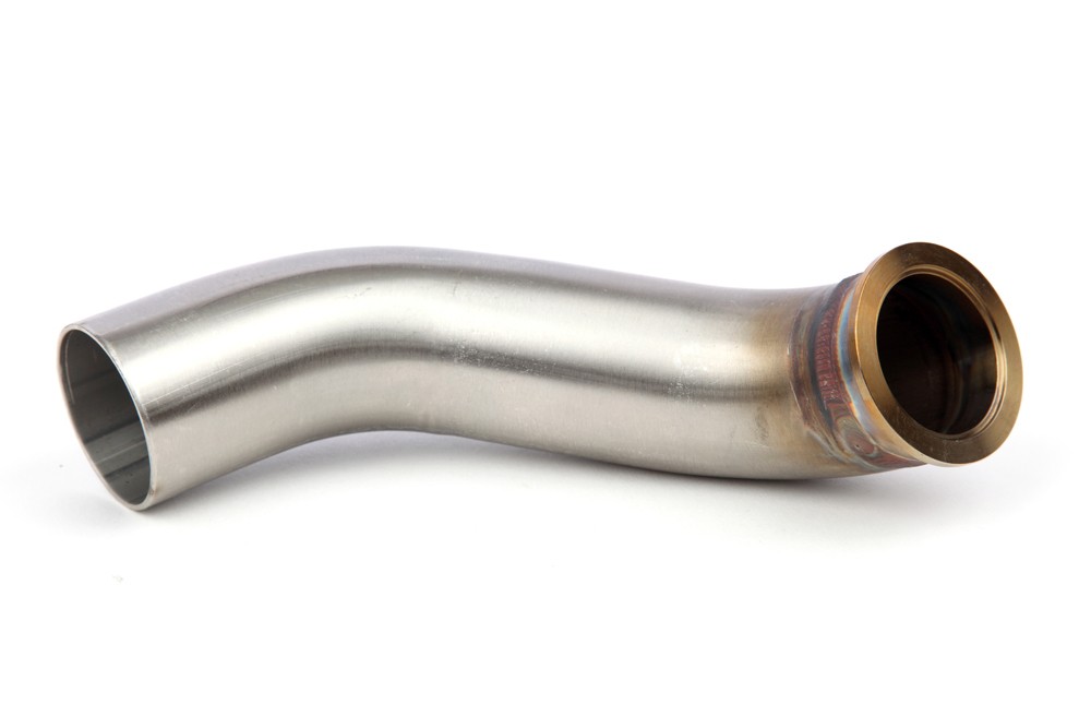 Grimmspeed Wastegate Up Pipe w/ Dump Tube 3Bolt Inlet, 44/45MM VBand