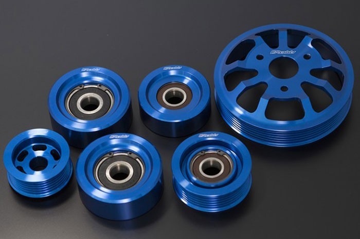 Greddy 6 Piece Aluminum Engine Pulley Kit