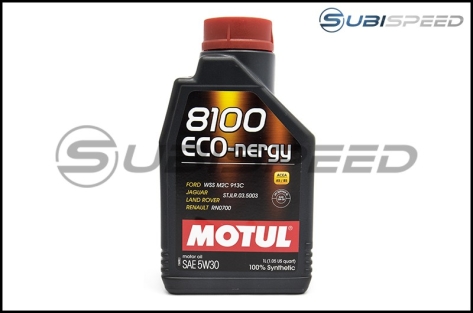 Motul 8100 Eco Nergy 5w30 Full Synthetic Motor Oil 1 05 Quarts 2015 2020 Wrx Sti Subispeed
