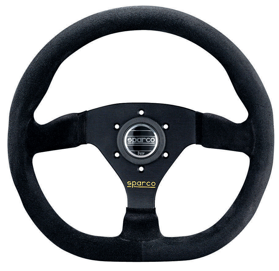 Sparco L360 Black Seude Steering Wheel